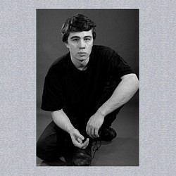 Свитшот хлопковый мужской Актёр Сергей Бодров-младший, цвет: меланж — фото 2