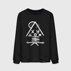 Свитшот хлопковый мужской Я - художник, цвет: черный