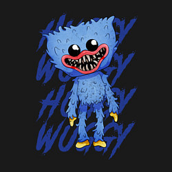 Свитшот хлопковый мужской Funko pop Huggy Wuggy, цвет: черный — фото 2