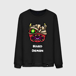Мужской свитшот Geometry Dash hard demon