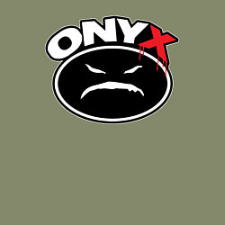 Свитшот хлопковый мужской Onyx - black logo, цвет: авокадо — фото 2