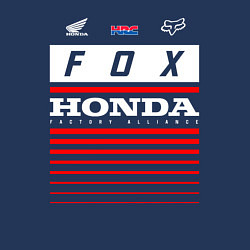 Свитшот хлопковый мужской Honda racing, цвет: тёмно-синий — фото 2