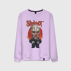 Свитшот хлопковый мужской Slipknot art, цвет: лаванда