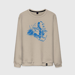 Мужской свитшот Силуэт сварщика