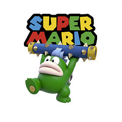 Свитшот хлопковый мужской Super Mario - Spike - Character, цвет: белый — фото 2