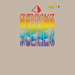 Свитшот хлопковый мужской Amnesia Ibiza, цвет: миндальный — фото 2