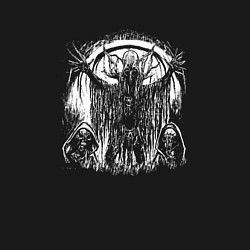 Свитшот хлопковый мужской The necromancer of darkness, цвет: черный — фото 2