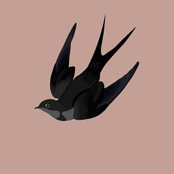 Свитшот хлопковый мужской Ласточка, цвет: пыльно-розовый — фото 2