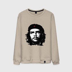 Свитшот хлопковый мужской Ernesto Che Guevara, цвет: миндальный