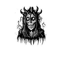 Свитшот хлопковый мужской The Sinister Witch, цвет: белый — фото 2