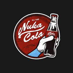 Свитшот хлопковый мужской Nuka cola sticker, цвет: черный — фото 2