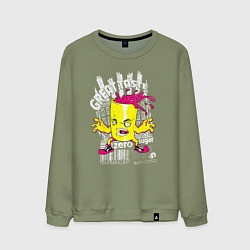 Мужской свитшот Стакан с напитком