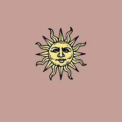 Свитшот хлопковый мужской Dark Souls - воины солнца, цвет: пыльно-розовый — фото 2