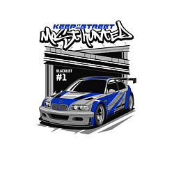 Свитшот хлопковый мужской BMW M3 GTR - NFS Most wanted, цвет: белый — фото 2