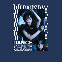 Свитшот хлопковый мужской Wednesday dance, цвет: тёмно-синий — фото 2