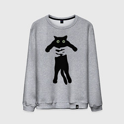 Мужской свитшот Кот на ручках