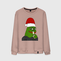 Мужской свитшот Новогодний пепе