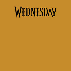 Свитшот хлопковый мужской Logo black Wednesday, цвет: горчичный — фото 2
