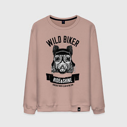 Мужской свитшот Дикий байкер кабан