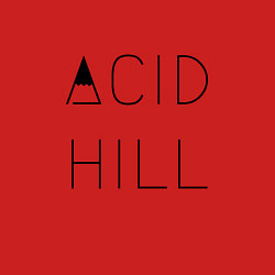 Свитшот хлопковый мужской Acid hill black, цвет: красный — фото 2