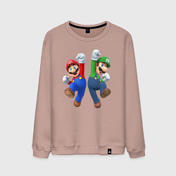 Мужской свитшот Марио и Луиджи