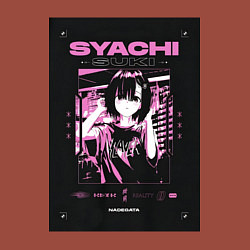 Свитшот хлопковый мужской Syachi suki slayer punk, цвет: кирпичный — фото 2