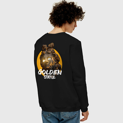 Мужской свитшот Открытый разум / Черный – фото 4