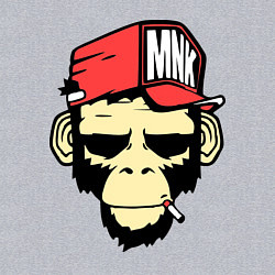 Свитшот хлопковый мужской Monkey Swag, цвет: меланж — фото 2