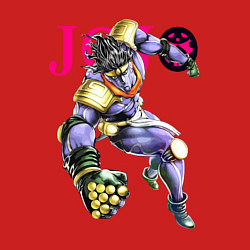 Свитшот хлопковый мужской Star Platinum stand of Jotaro Kujo - Jojo, цвет: красный — фото 2