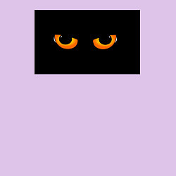 Свитшот хлопковый мужской Глаза из тьмы, цвет: лаванда — фото 2