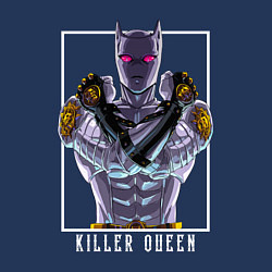Свитшот хлопковый мужской Killer Queen anime, цвет: тёмно-синий — фото 2