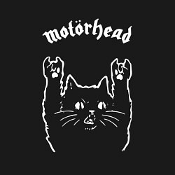 Свитшот хлопковый мужской Motorhead рок кот, цвет: черный — фото 2