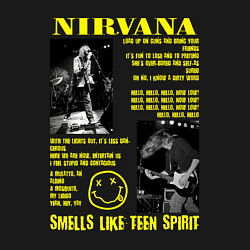 Свитшот хлопковый мужской Nirvana SLTS, цвет: черный — фото 2