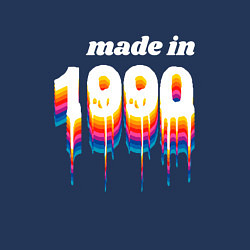 Свитшот хлопковый мужской Made in 1990 liquid art, цвет: тёмно-синий — фото 2