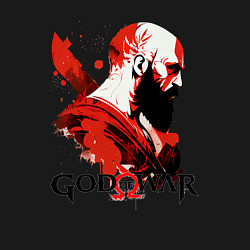 Свитшот хлопковый мужской Кратос, арт, цвет: черный — фото 2