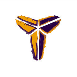 Свитшот хлопковый мужской Kobe logo, цвет: белый — фото 2