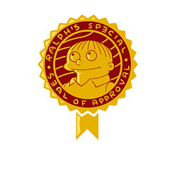 Свитшот хлопковый мужской Ральф особенный, цвет: белый — фото 2