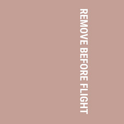 Свитшот хлопковый мужской Remove before flight, цвет: пыльно-розовый — фото 2