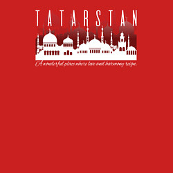 Свитшот хлопковый мужской Tatarstan, цвет: красный — фото 2