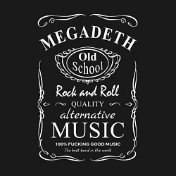 Свитшот хлопковый мужской Megadeth в стиле Jack Daniels, цвет: черный — фото 2