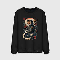 Мужской свитшот Самурай кот