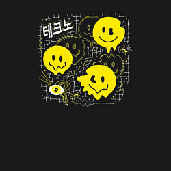 Свитшот хлопковый мужской Positive emoticons, цвет: черный — фото 2
