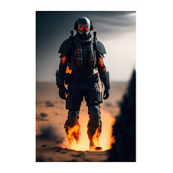 Свитшот хлопковый мужской Cyber warrior, цвет: белый — фото 2