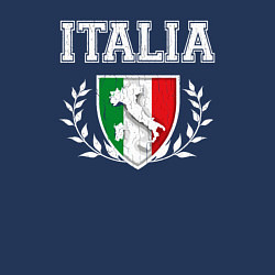 Свитшот хлопковый мужской Italy map, цвет: тёмно-синий — фото 2