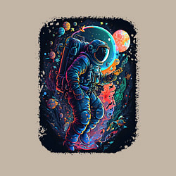 Свитшот хлопковый мужской В поисках новых миров, цвет: миндальный — фото 2