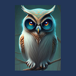 Свитшот хлопковый мужской Изумрудная Совушка, цвет: тёмно-синий — фото 2