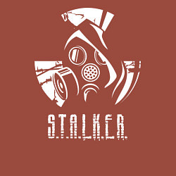 Свитшот хлопковый мужской STALKER противогаз, цвет: кирпичный — фото 2