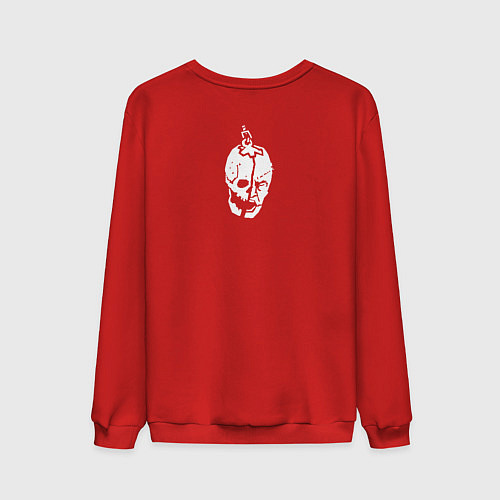 Мужской свитшот Dead by daylight - Мементо мори - Memento mori / Красный – фото 2