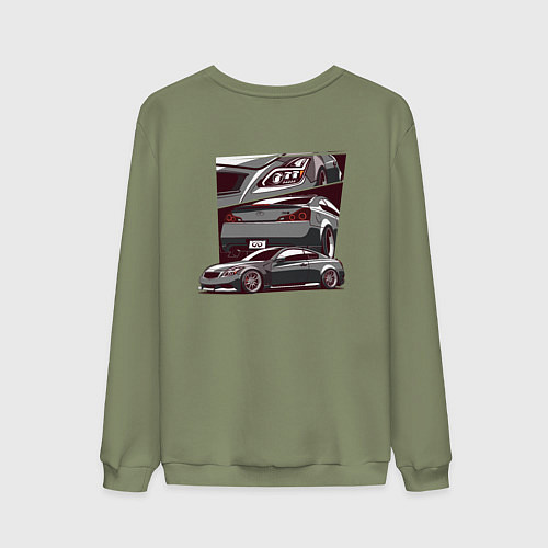 Мужской свитшот Infiniti G37 Stance V1 / Авокадо – фото 2