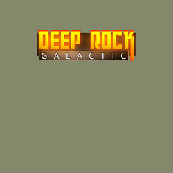 Свитшот хлопковый мужской Deep Rock Galactic logo, цвет: авокадо — фото 2